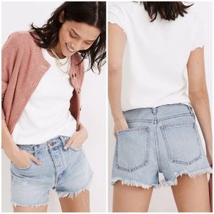 Madewell jean shorts 25